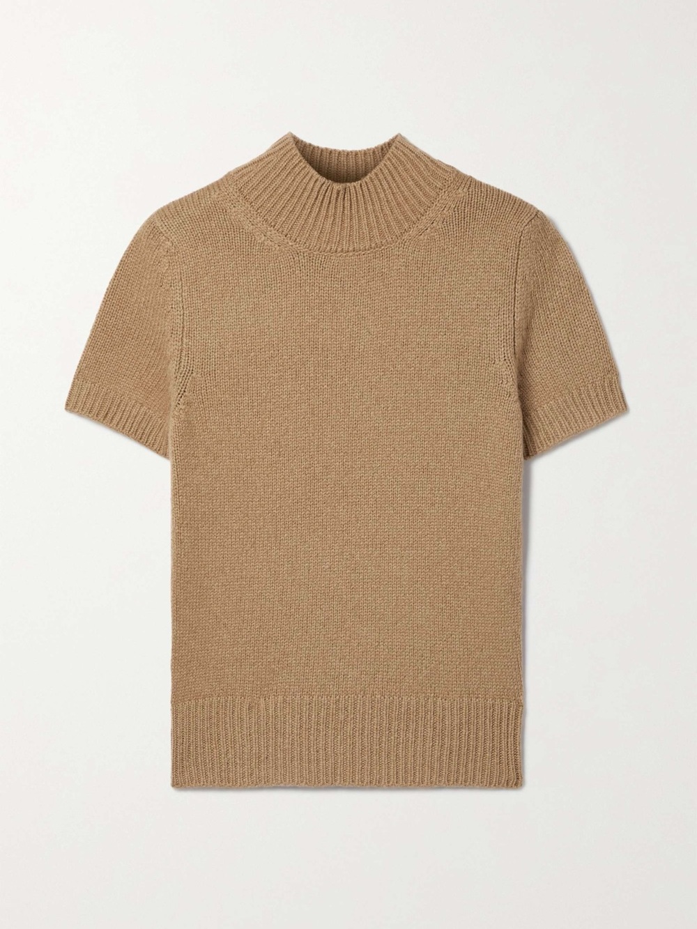 Nili Lotan Cambridge Short Sleeve
Camel Hair Sweater Turtleneck Tan Size XS